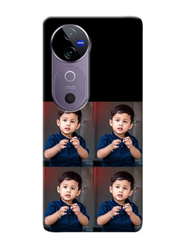 Custom Vivo V40 5G 4 Image Holder on Mobile Cover
