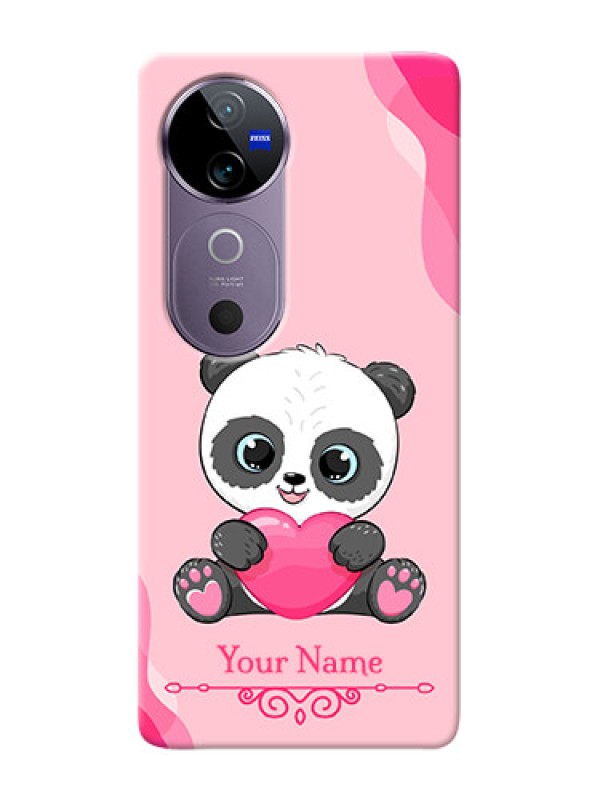 Custom Vivo V40 5G Custom Mobile Case with Cute Panda Design