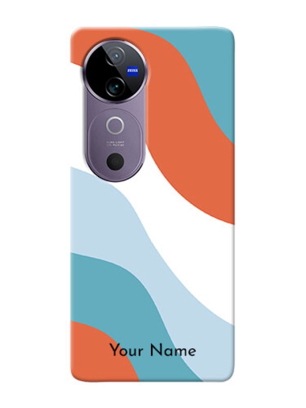 Custom Vivo V40 5G Custom Mobile Case with coloured Waves Design