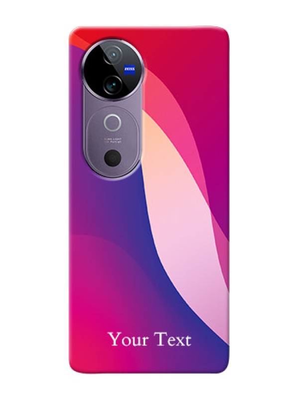 Custom Vivo V40 5G Personalized Phone Case with Digital abstract Overlap Design