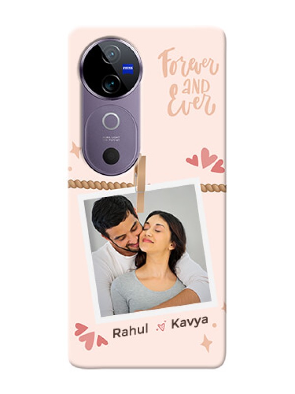 Custom Vivo V40 5G Custom Phone Case with Forever and ever love Design