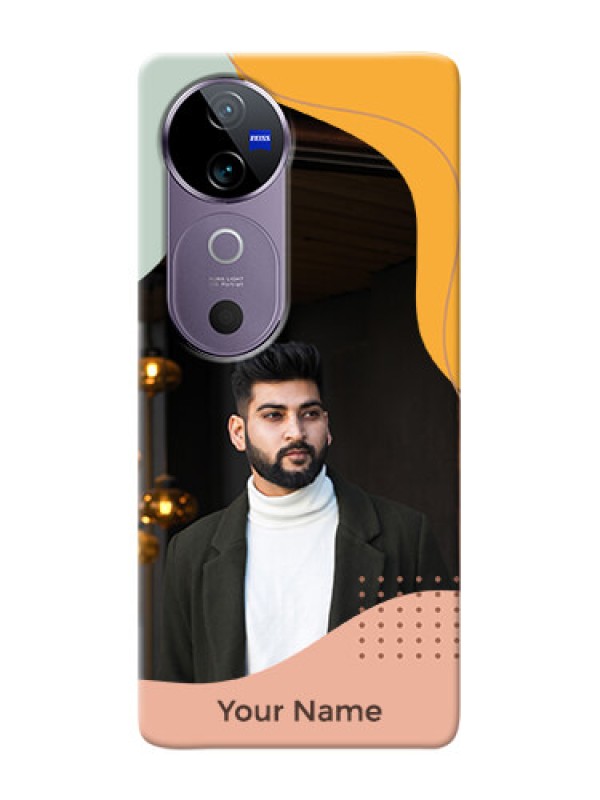 Custom Vivo V40 5G Personalized Phone Case with Tricoloured overlay design