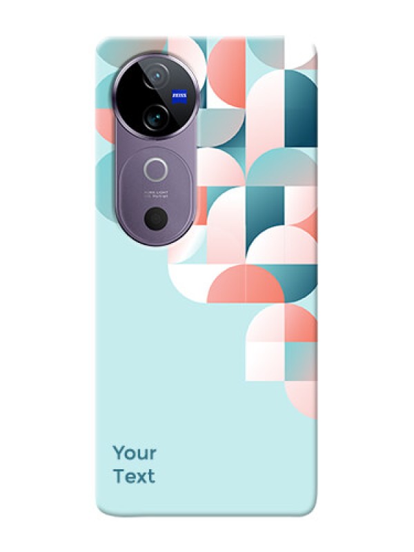 Custom Vivo V40 5G Custom Phone Case with Stylish Semicircle Pattern Design