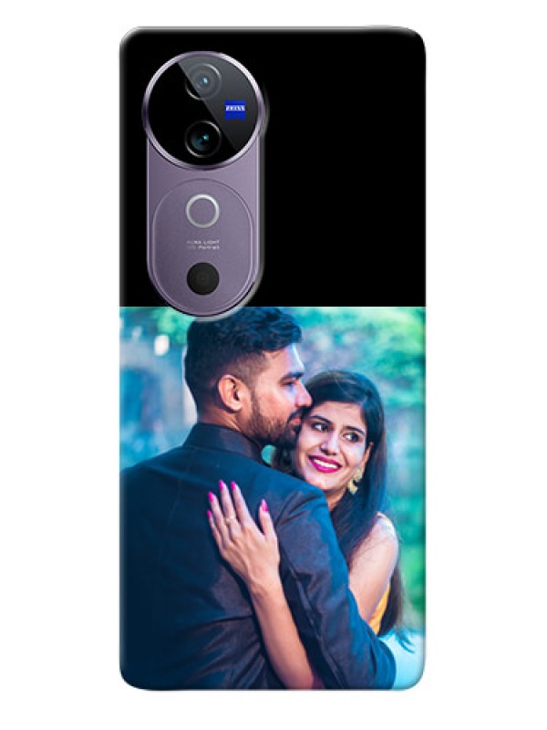 Custom Vivo V40 5G Custom Hard Phone Case - Upload Full Picture With Custom Color Design