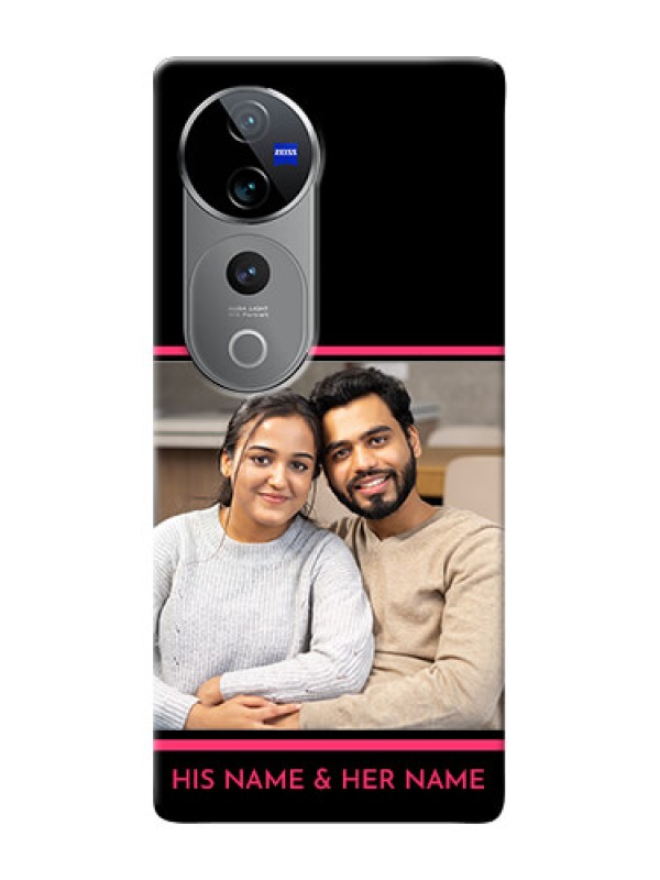Custom Vivo V40 Pro 5G Mobile Covers With Add Text Design