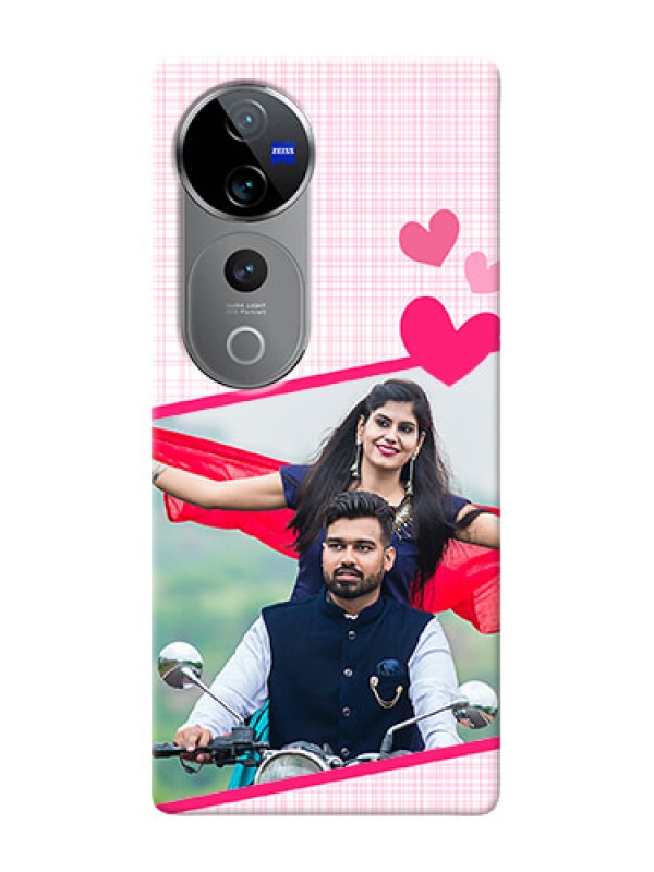 Custom Vivo V40 Pro 5G Personalised Phone Cases: Love Shape Heart Design