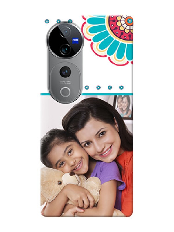 Custom Vivo V40 Pro 5G custom mobile phone cases: Flower Design