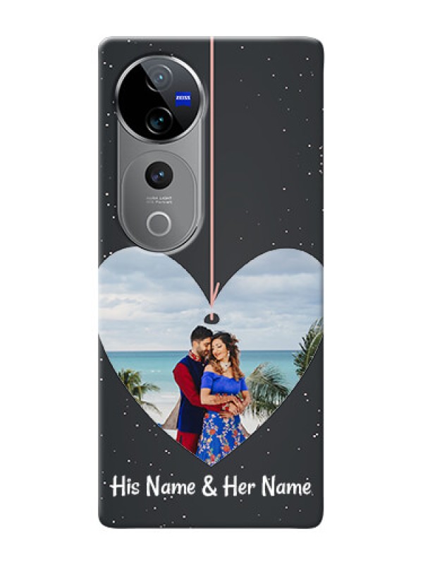 Custom Vivo V40 Pro 5G custom phone cases: Hanging Heart Design