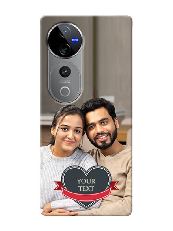 Custom Vivo V40 Pro 5G mobile back covers online: Just Married Couple Design