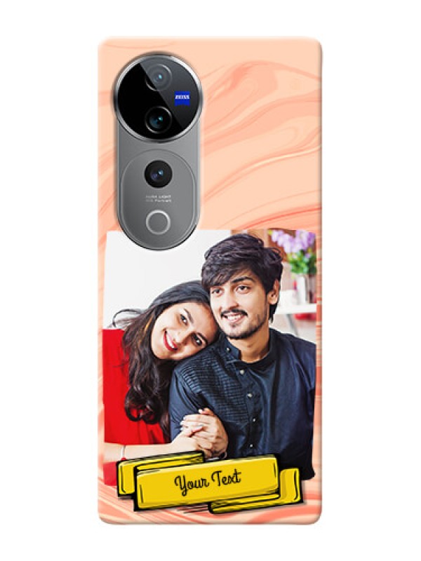 Custom Vivo V40 Pro 5G Customized Phone Cases: Marble Texture Design