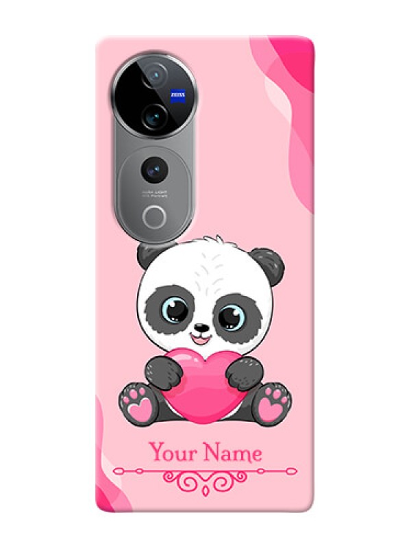 Custom Vivo V40 Pro 5G Custom Mobile Case with Cute Panda Design
