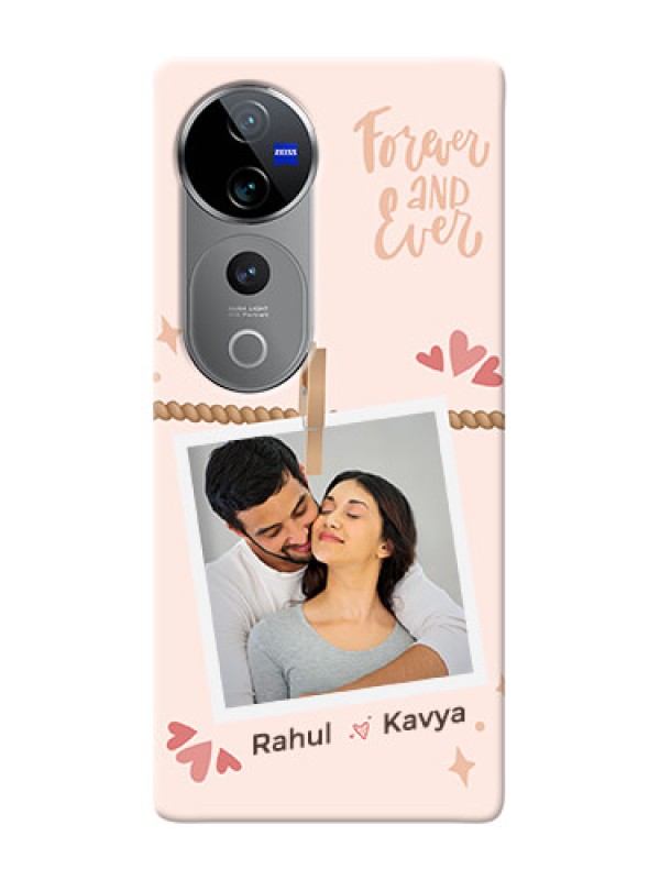 Custom Vivo V40 Pro 5G Custom Phone Case with Forever and ever love Design