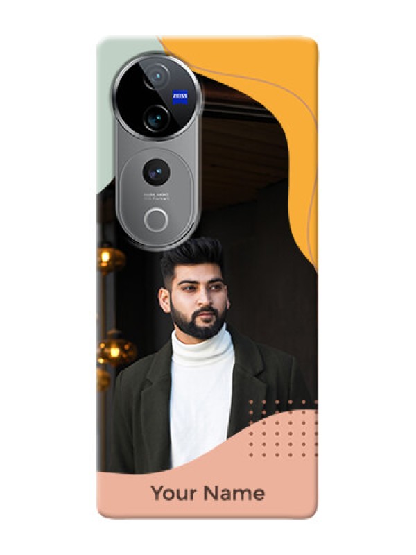 Custom Vivo V40 Pro 5G Personalized Phone Case with Tricoloured overlay design