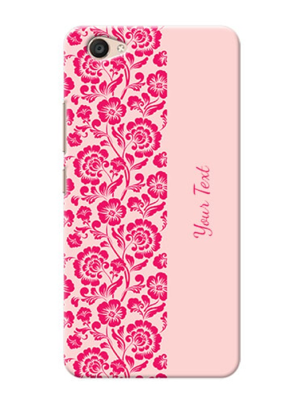 Custom Vivo V5 Plus Phone Back Covers: Attractive Floral Pattern Design