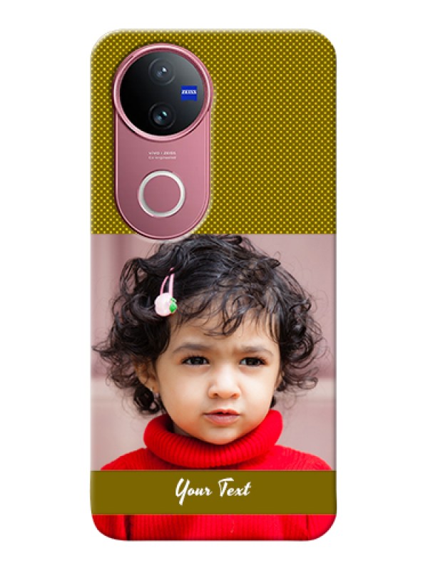 Custom Vivo V50 Custom Hard Phone Case - Simple Green Color Design