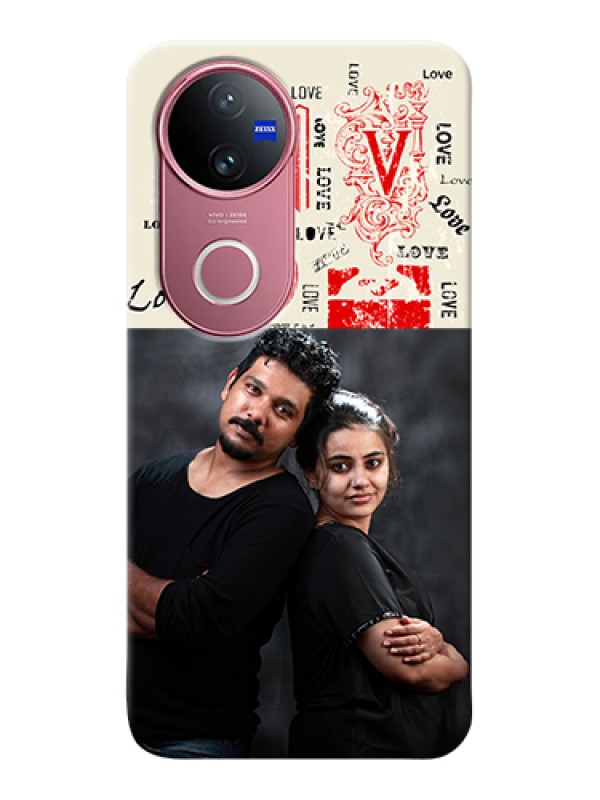 Custom Vivo V50 Custom Hard Phone Case - Trendy Love Design Case