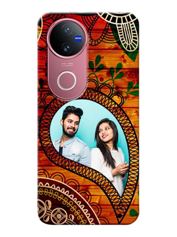 Custom Vivo V50 Custom Hard Phone Case - Abstract Colorful Design