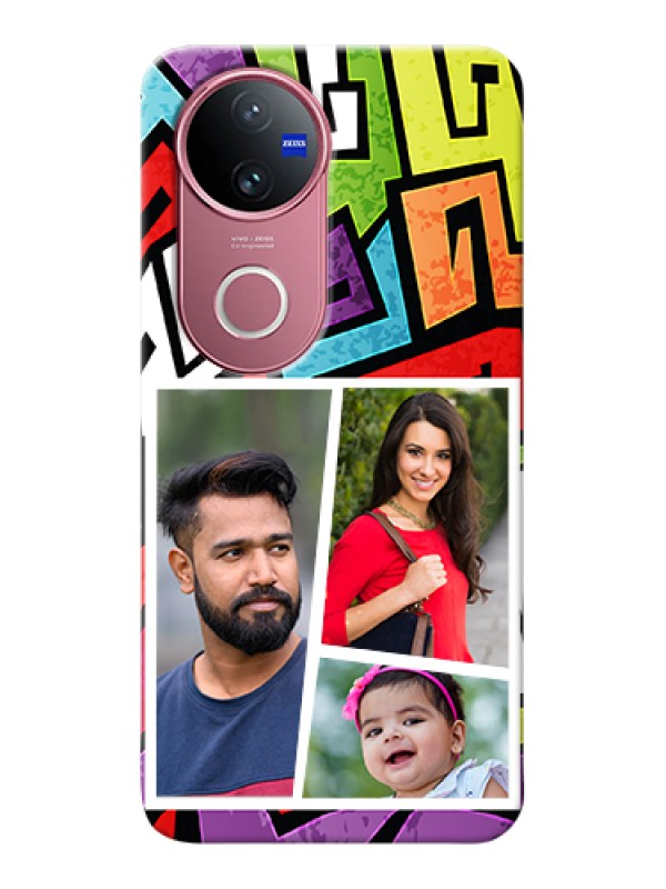 Custom Vivo V50 Custom Hard Phone Case - Graffiti Pattern Design