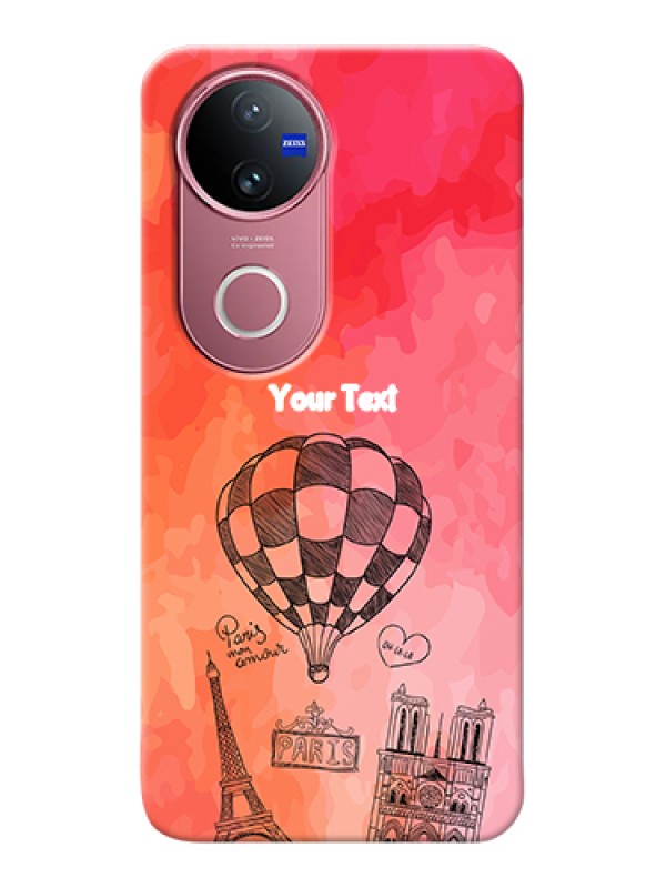 Custom Vivo V50 Custom Hard Phone Case - Paris Theme Design
