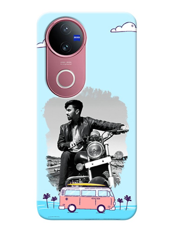 Custom Vivo V50 Custom Hard Phone Case - Travel & Adventure Design