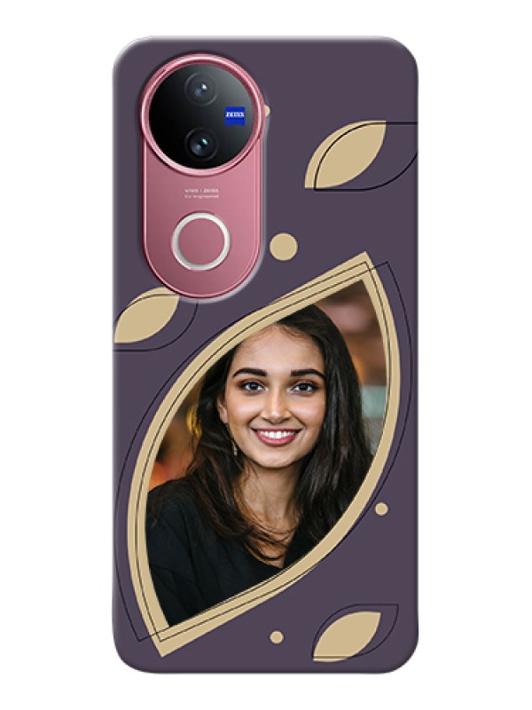 Custom Vivo V50 Custom Hard Phone Case - Falling Leaf Design