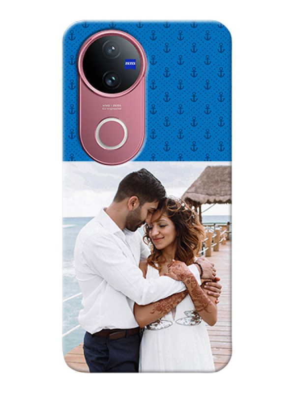Custom Vivo V50e 5G Custom Hard Phone Case - Blue Anchors Design