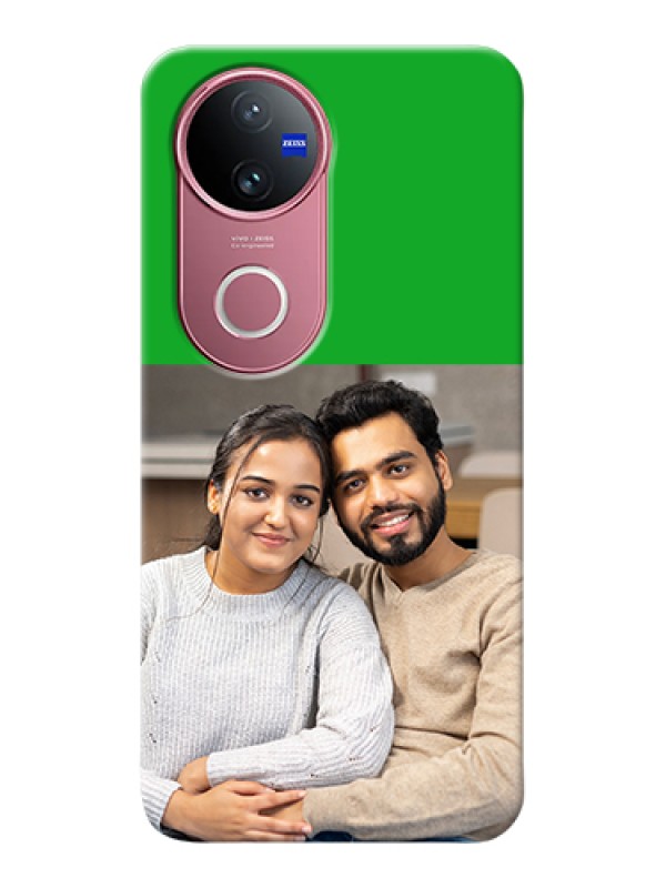 Custom Vivo V50e 5G Custom Hard Phone Case - Green Pattern Design