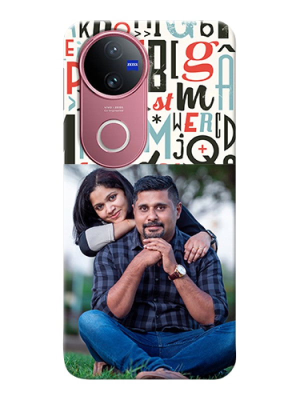 Custom Vivo V50e 5G Custom Hard Phone Case - Alphabet Design