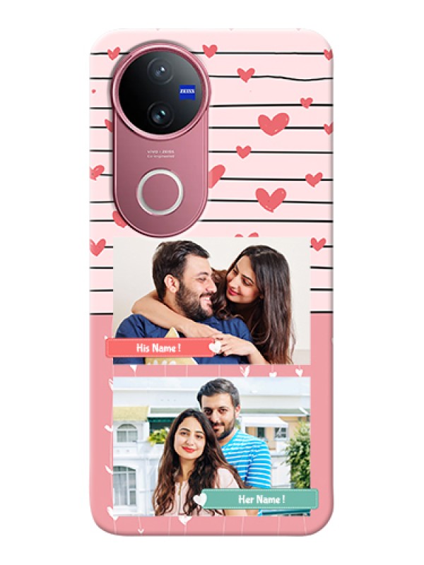Custom Vivo V50e 5G Custom Hard Phone Case - Photo With Heart Design