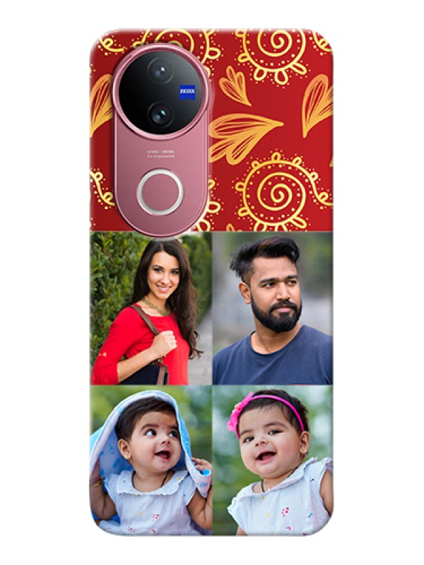 Custom Vivo V50e 5G Custom Hard Phone Case - 4 Image Traditional Design