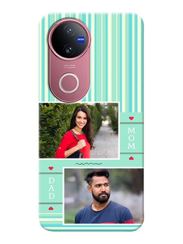 Custom Vivo V50e 5G Custom Hard Phone Case - Mom & Dad Pic Design