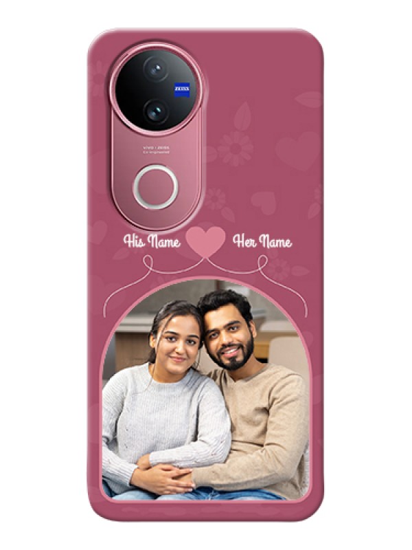 Custom Vivo V50e 5G Custom Hard Phone Case - Love Floral Design