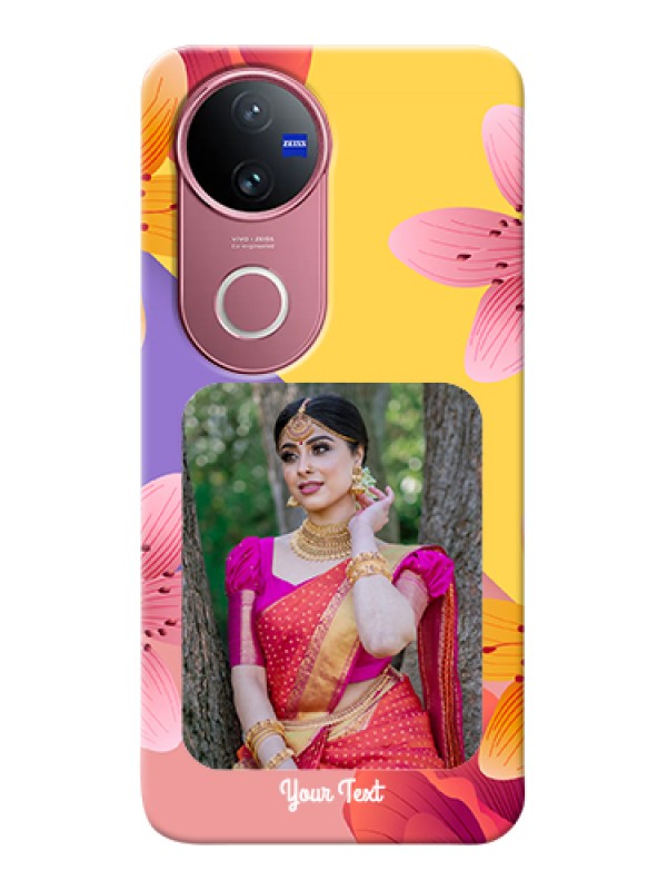 Custom Vivo V50e 5G Custom Hard Phone Case - 3 Image With Vintage Floral Design