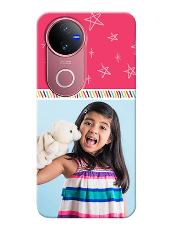 Custom Vivo V50e 5G Custom Hard Phone Case - Line Art Design