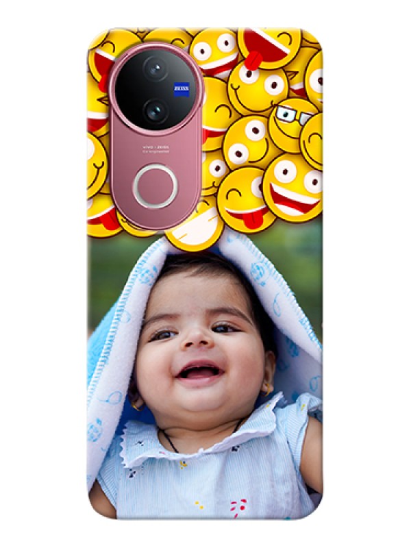 Custom Vivo V50e 5G Custom Hard Phone Case - With Smiley Emoji Design