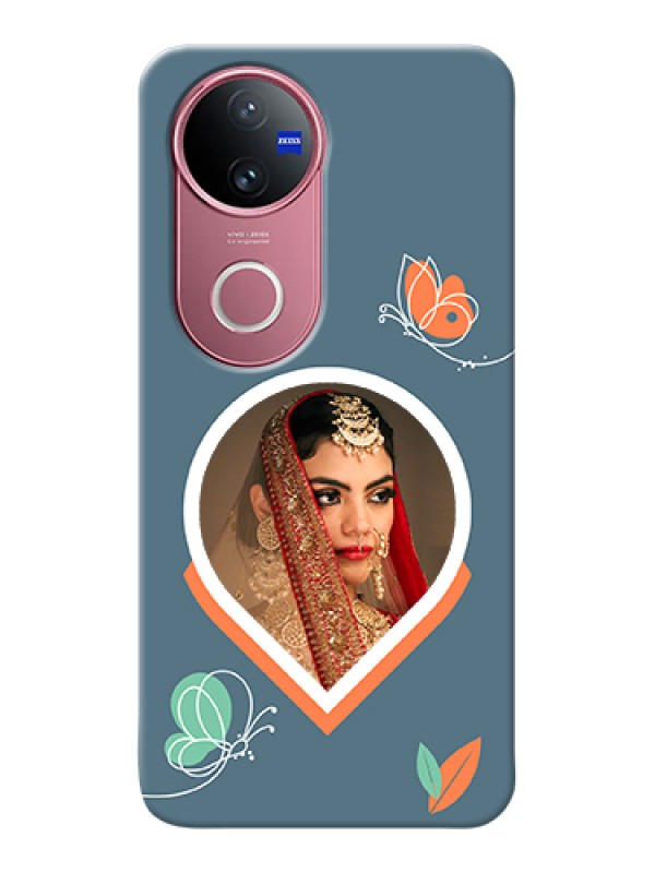 Custom Vivo V50e 5G Custom Hard Phone Case - Droplet Butterflies Design