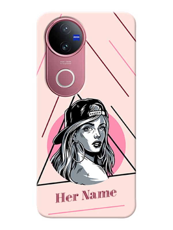 Custom Vivo V50e 5G Custom Hard Phone Case - Rockstar Girl Design