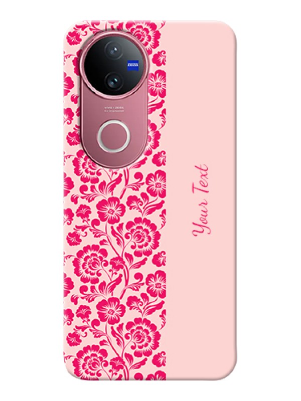 Custom Vivo V50e 5G Custom Hard Phone Case - Attractive Floral Pattern Design