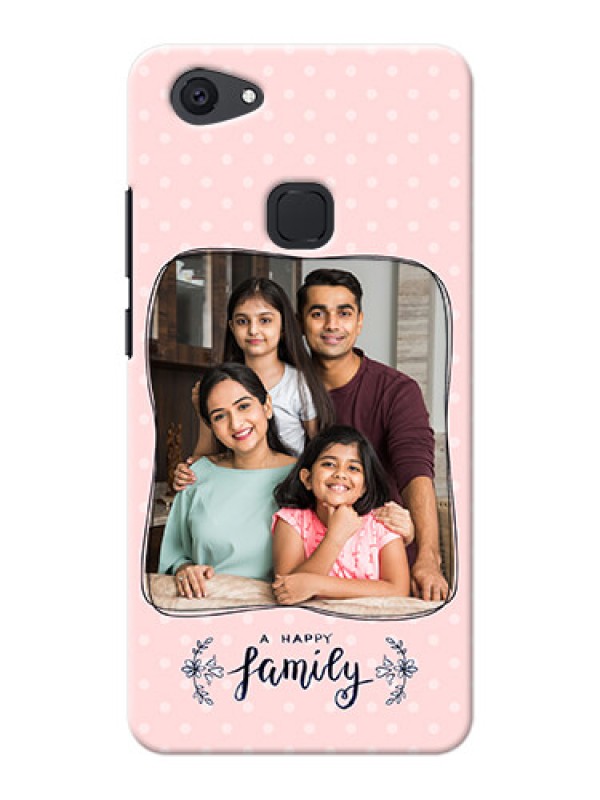 Custom Vivo V7 Plus A happy family with polka dots Design