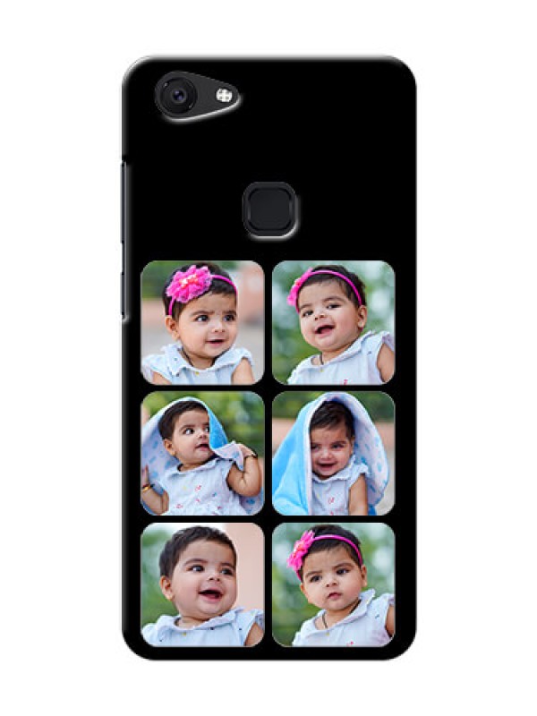 Custom Vivo V7 Multiple Pictures Mobile Back Case Design