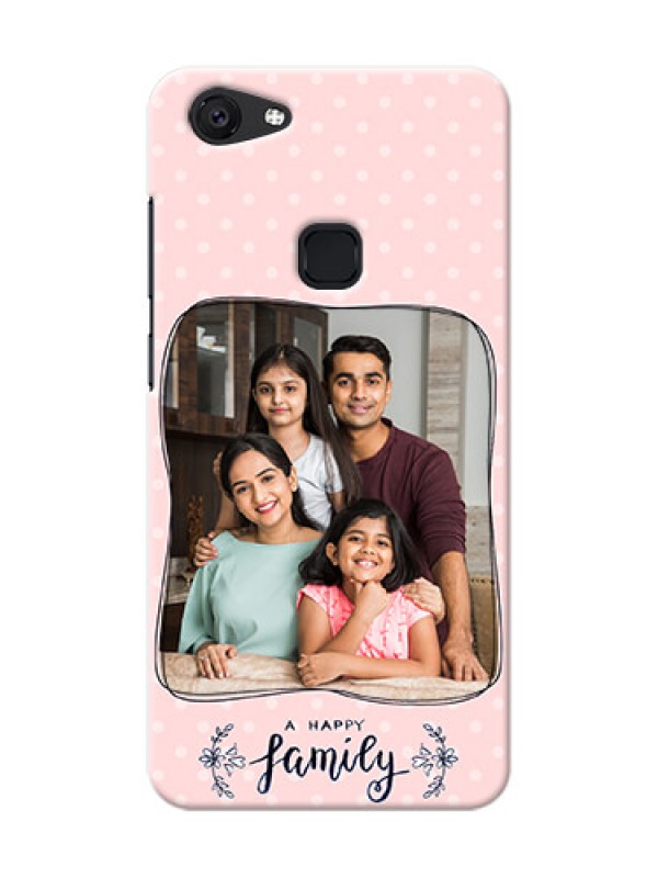Custom Vivo V7 A happy family with polka dots Design