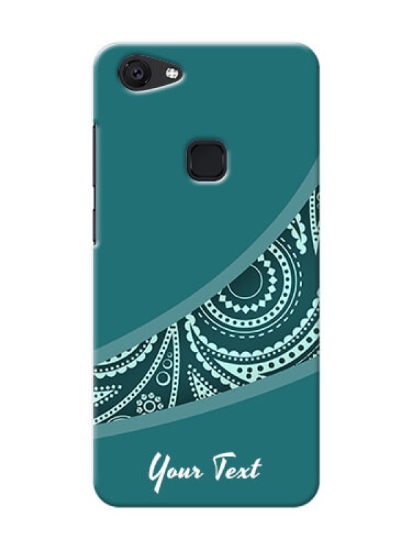 Custom Vivo V7 Custom Phone Covers: semi visible floral Design