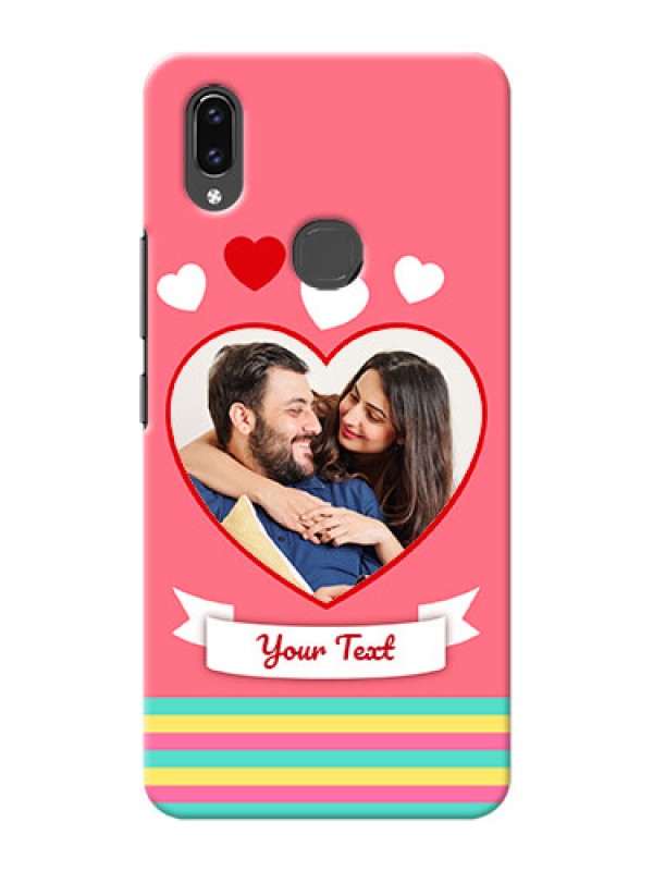 Custom Vivo V9 Pro Personalised mobile covers: Love Doodle Design