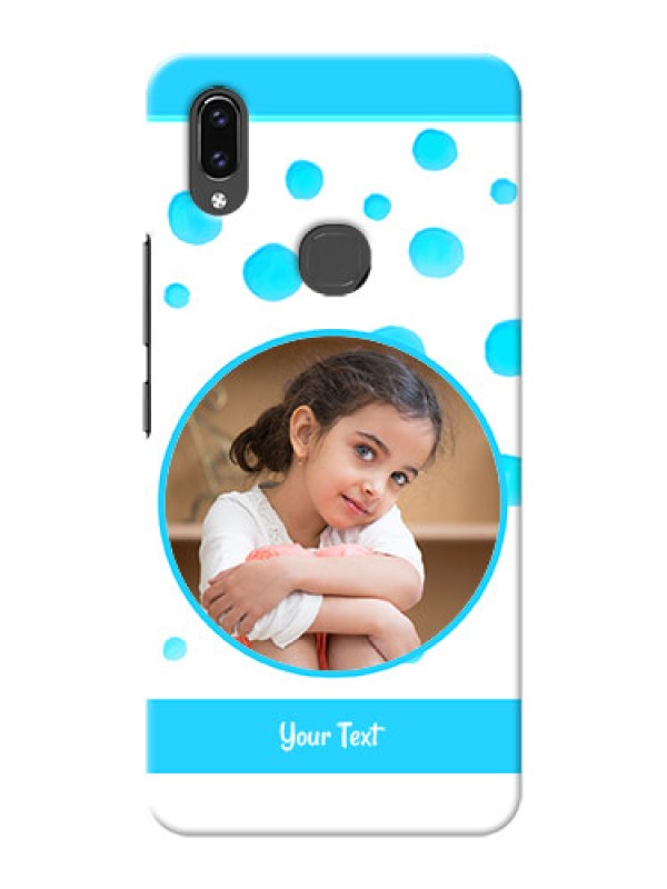 Custom Vivo V9 Pro Custom Phone Covers: Blue Bubbles Pattern Design