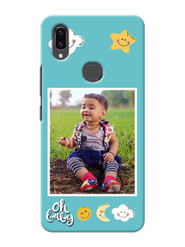 Custom Vivo V9 Pro Personalised Phone Cases: Smiley Kids Stars Design