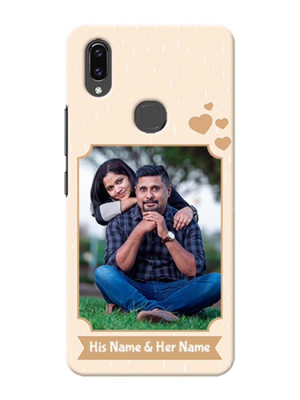 Custom Vivo V9 Pro mobile phone cases with confetti love design 
