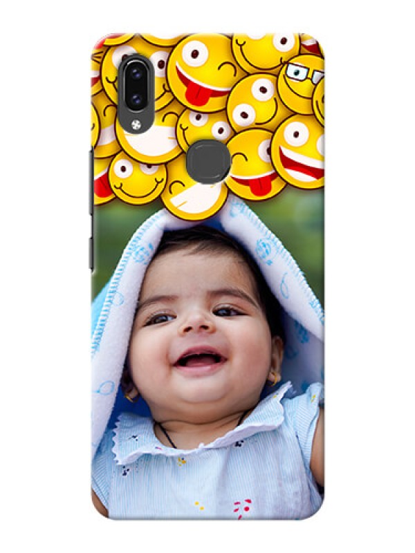 Custom Vivo V9 Pro Custom Phone Cases with Smiley Emoji Design