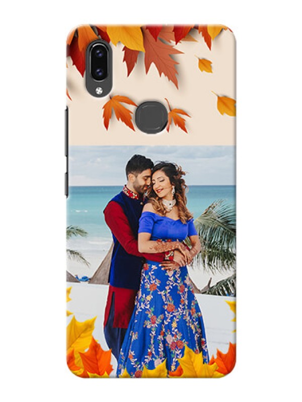 Custom Vivo V9 Pro Mobile Phone Cases: Autumn Maple Leaves Design