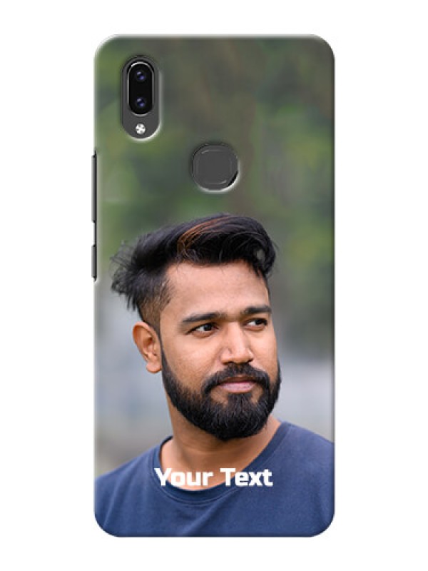 Custom Vivo V9 Pro Mobile Cover: Photo with Text
