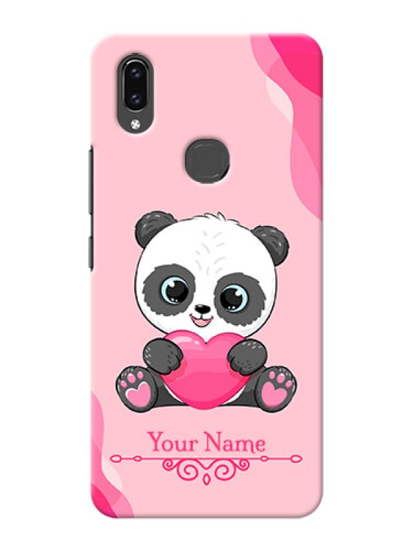 Custom Vivo V9 Pro Mobile Back Covers: Cute Panda Design